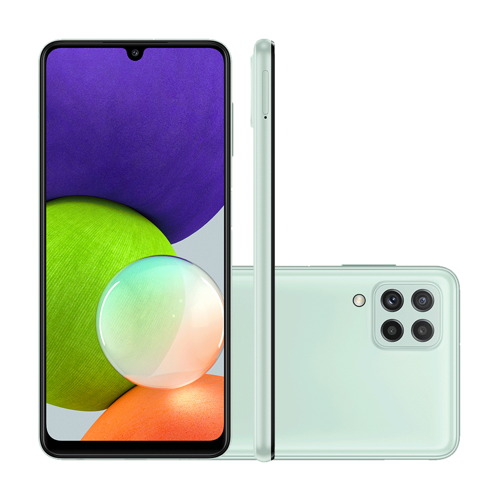 Samsung Galaxy A22 128GB 4GB Android Menta Desbloqueado image number 0